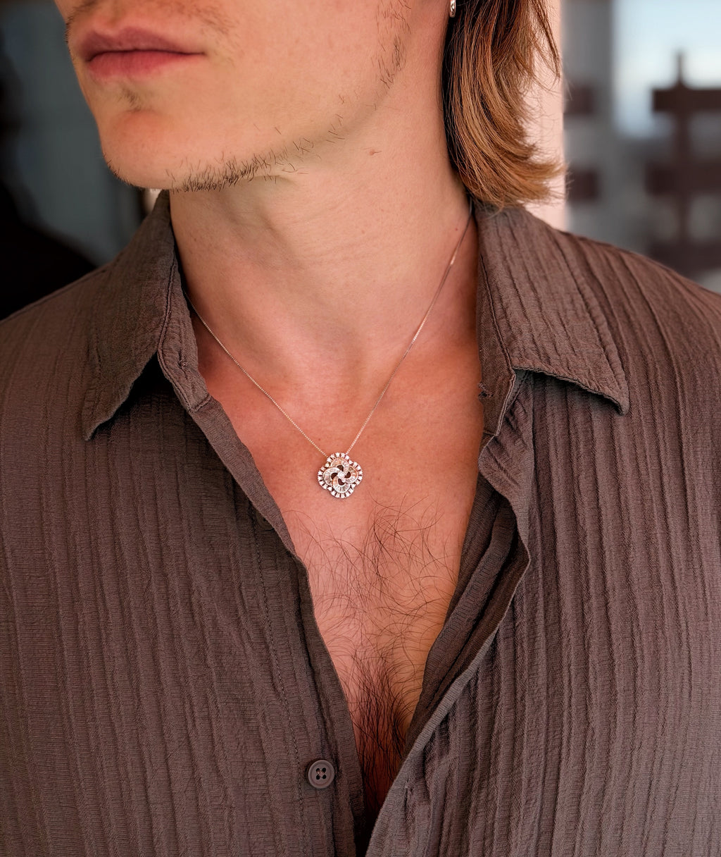 Le Collier colimaçon homme