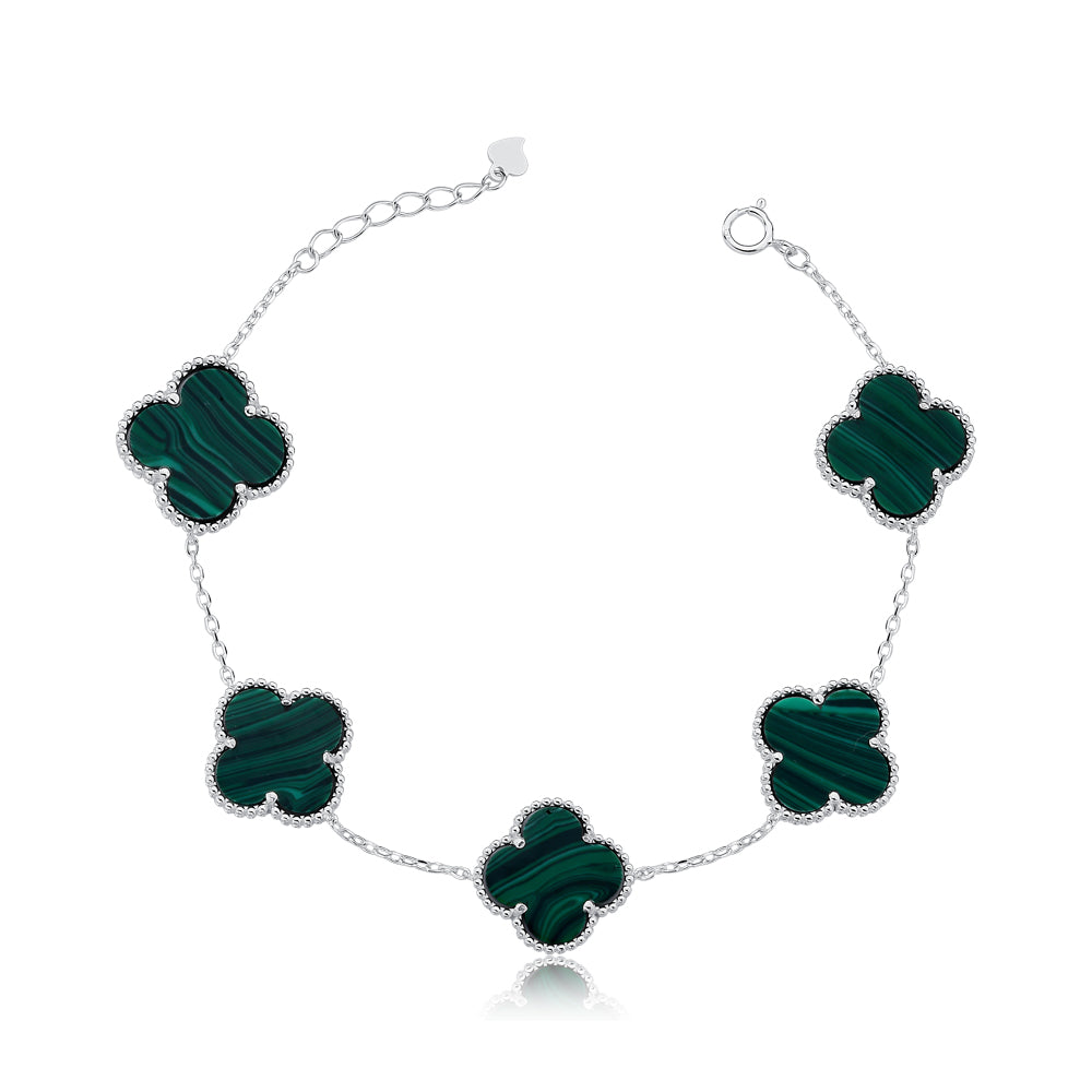 Le Bracelet Trèfle vert homme