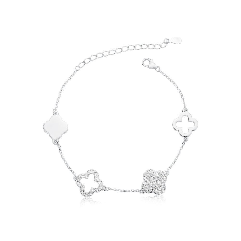 Le Bracelet trèfle varié