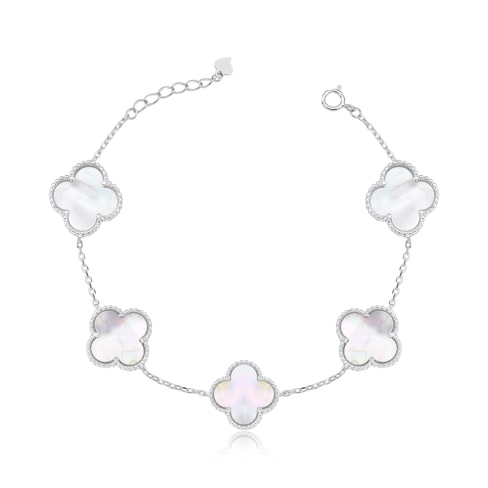 Le Bracelet Trèfle nacré