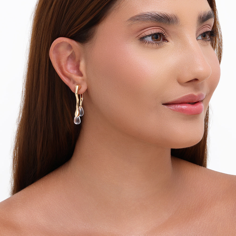 Les Boucles Luna goutte
