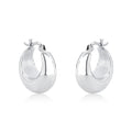 Les Boucles lune argentée