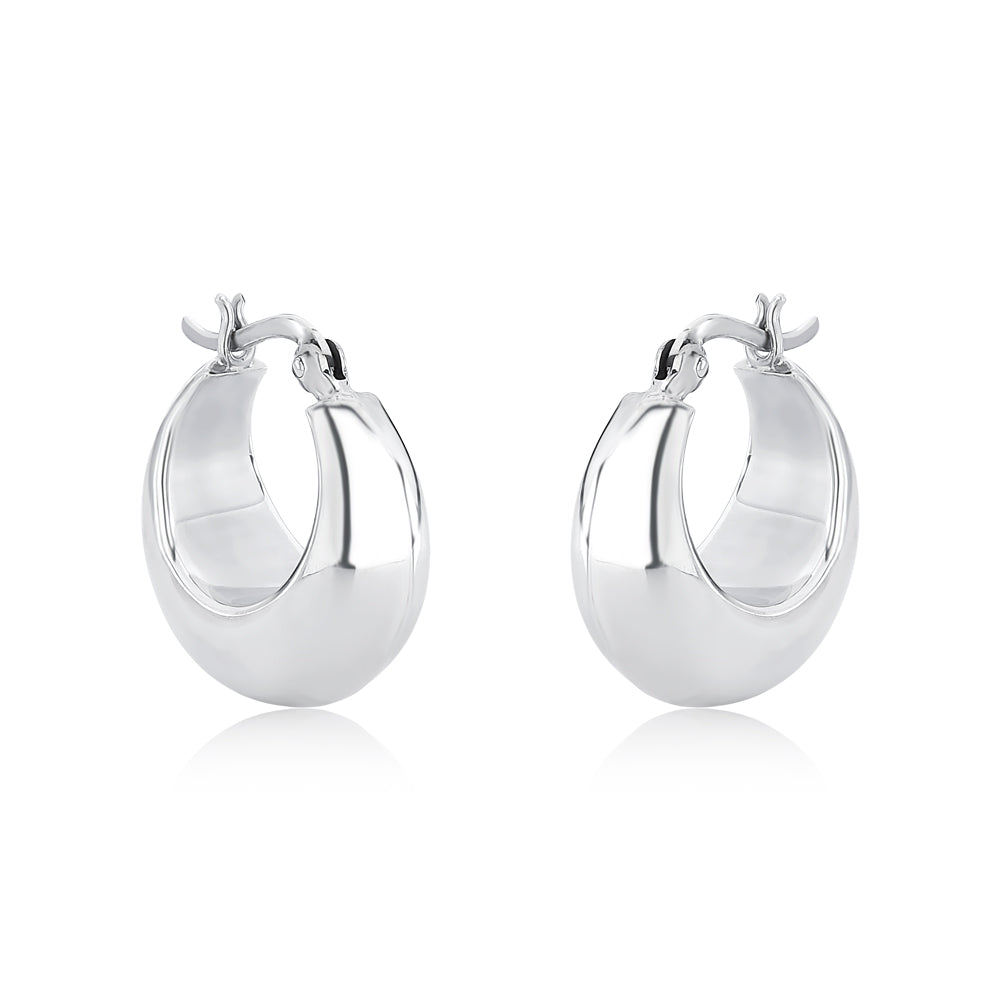 Les Boucles lune argentée