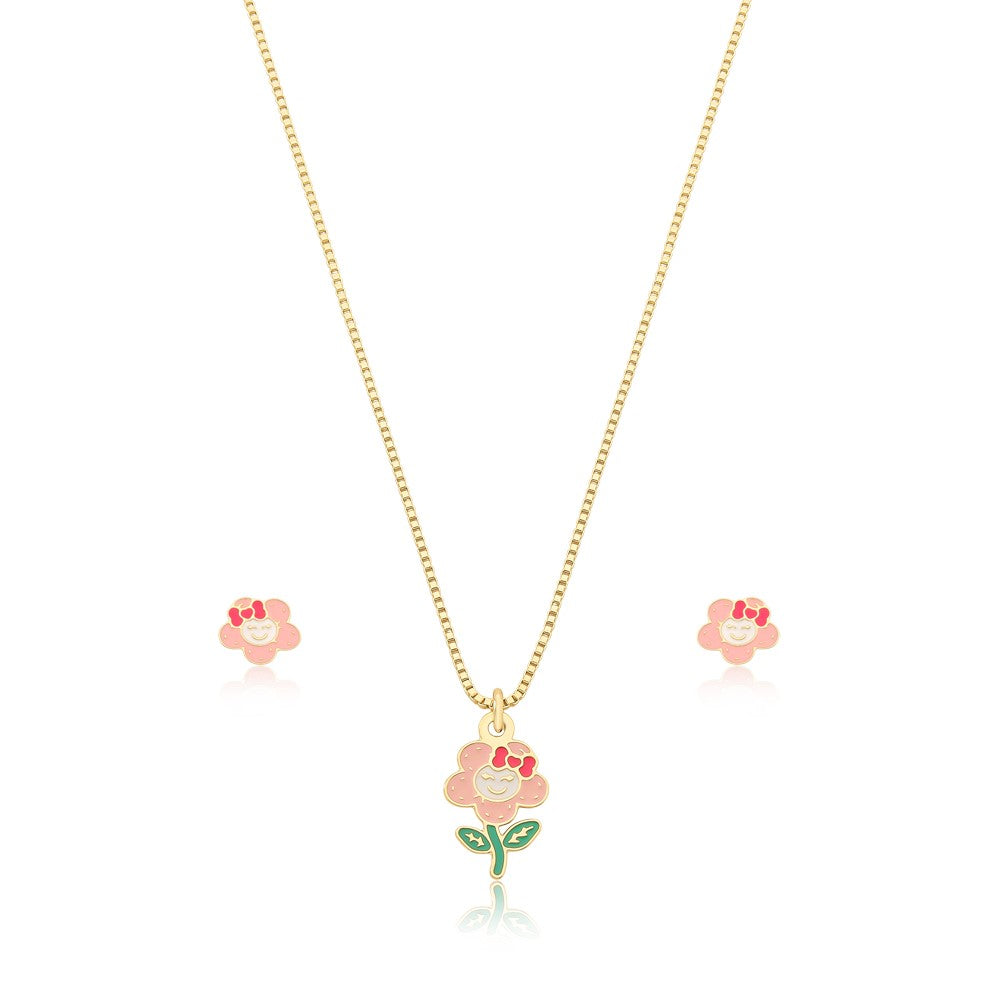 Kids - ensemble happy flower